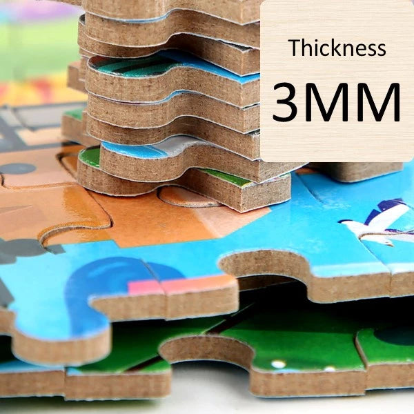 100pcs Kid's Metal Box Puzzle Puzzle Early Learning / Iron Box / Metal Case / Cartoon puzzle / Gift for kids