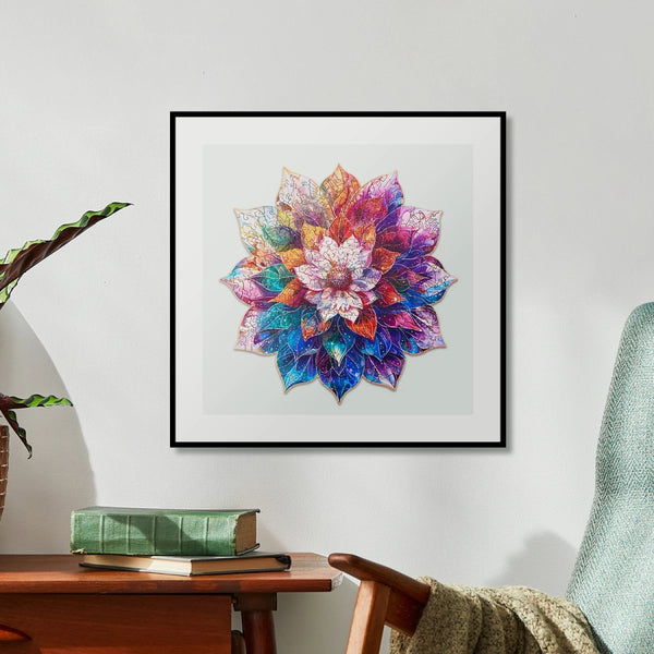 Rowood Wooden Jigsaw Puzzle - Mystic Mandala Flower (TA001)