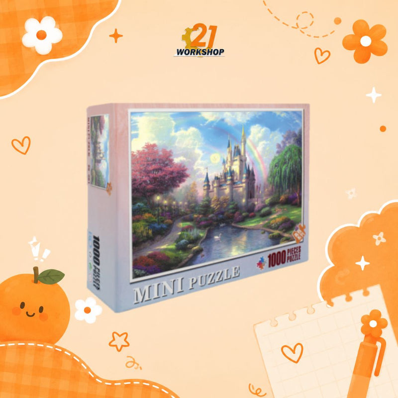 Mini Puzzle Jigsaw 1000pcs Puzzle Birthday Gift 1000 Pieces Puzzle / Puzzle Frame / Kids Toy