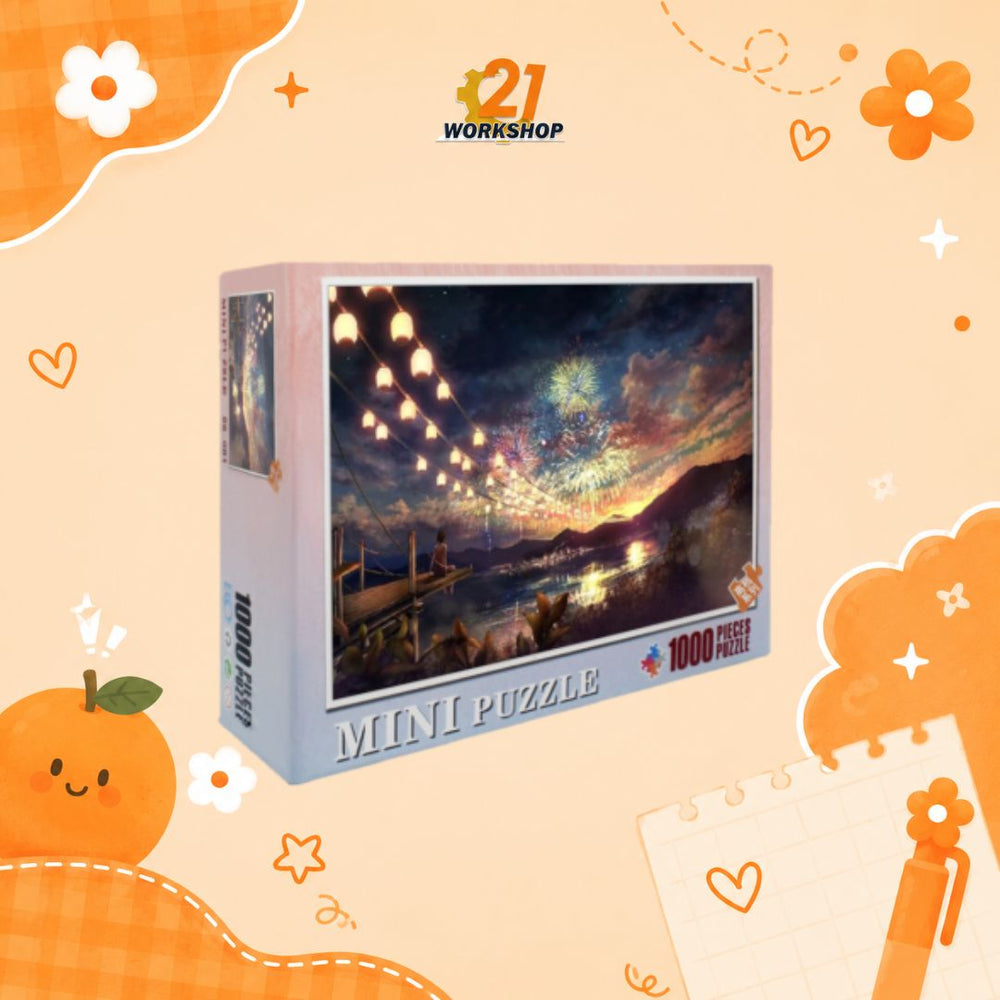 Mini Puzzle Jigsaw 1000pcs Puzzle Birthday Gift 1000 Pieces Puzzle / Puzzle Frame / Kids Toy