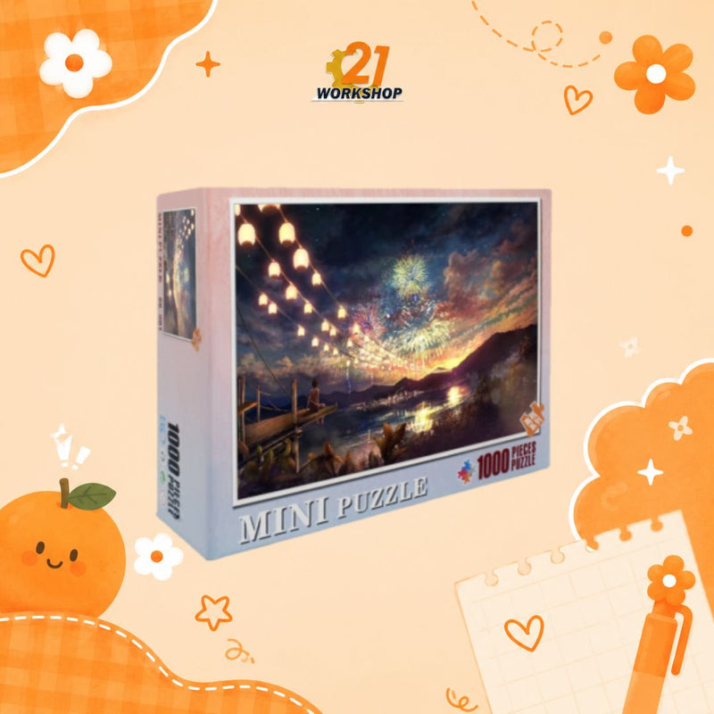Mini Puzzle Jigsaw 1000pcs Puzzle Birthday Gift 1000 Pieces Puzzle / Puzzle Frame / Kids Toy