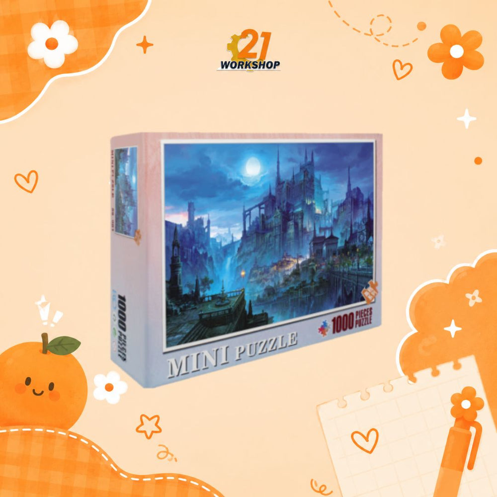 Mini Puzzle Jigsaw 1000pcs Puzzle Birthday Gift 1000 Pieces Puzzle / Puzzle Frame / Kids Toy
