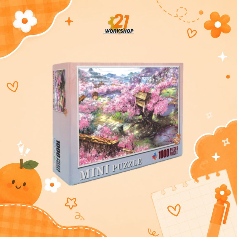 Mini Puzzle Jigsaw 1000pcs Puzzle Birthday Gift 1000 Pieces Puzzle / Puzzle Frame / Kids Toy