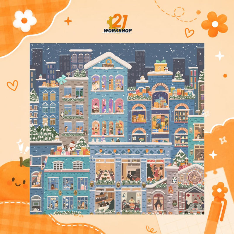 500pcs Jigsaw Puzzle Seasonal City & Nature Light Scene