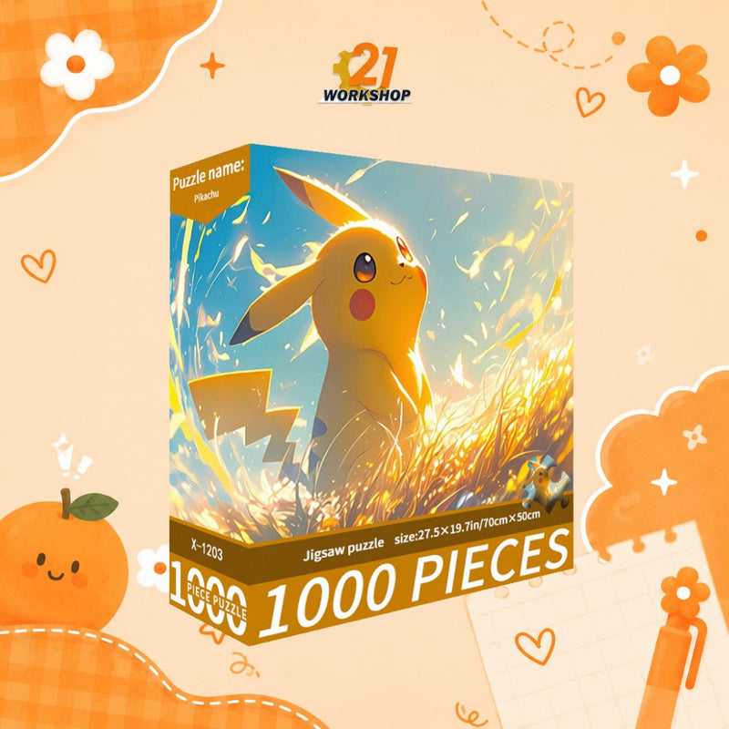 1000pcs Jigsaw Puzzle - Colorful Art Designs for Adults & Kids