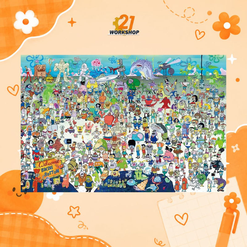 1000PCS Scenery Jigsaw Puzzle Adults Dewasa 70x50cm Challenging Landscape Art Stress Relief Gift
