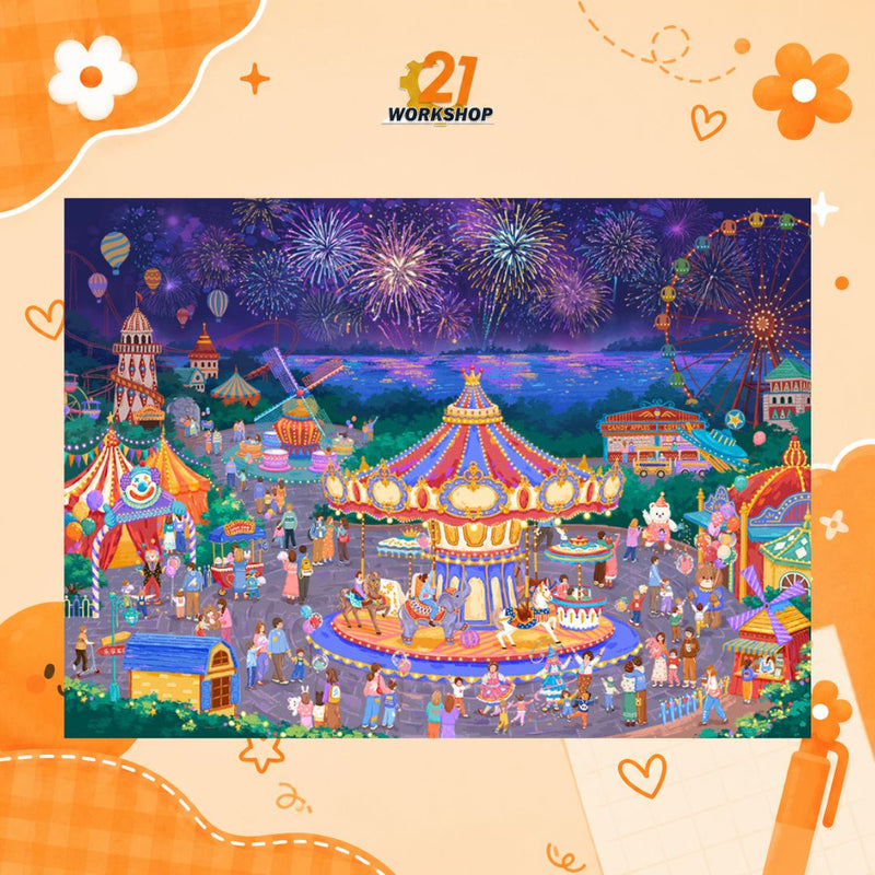 1000PCS Scenery Jigsaw Puzzle Adults Dewasa 70x50cm Challenging Landscape Art Stress Relief Gift