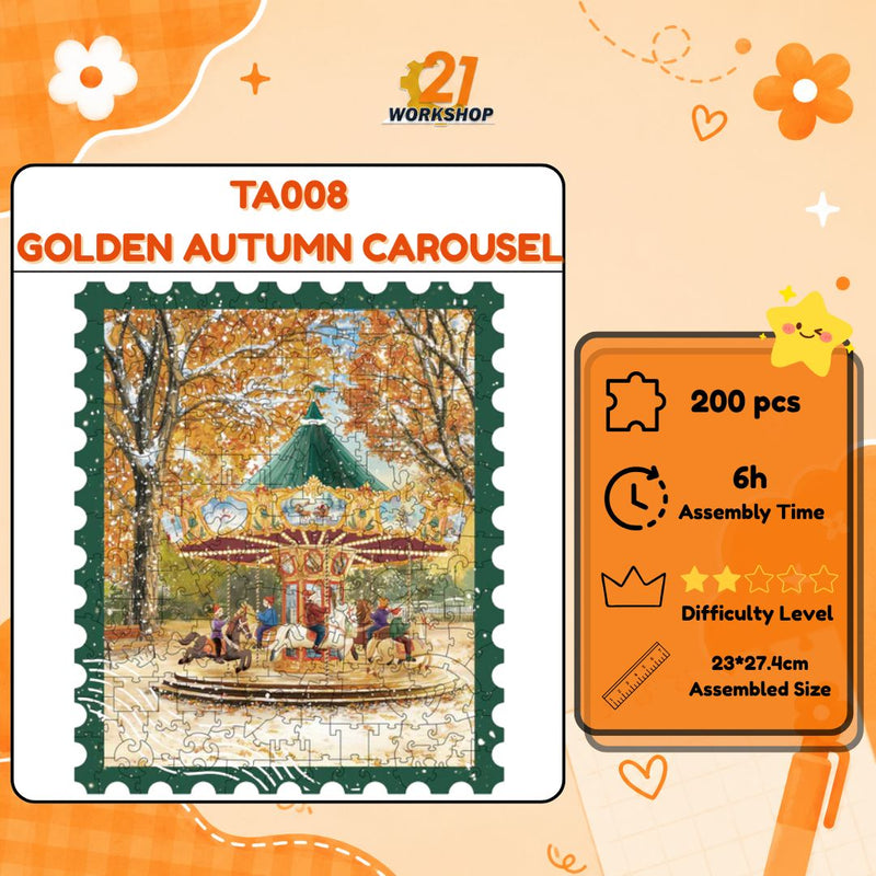 Robotime Rowood Wooden & Premium Cardboard Jigsaw Puzzle 200pcs / 1000pcs