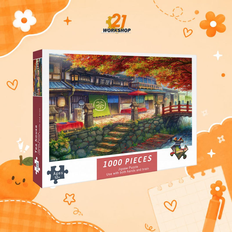 1000pcs Anime Colorful Jigsaw Puzzle Intellectual Brain Game Stress Relief Gift for Kids Adults