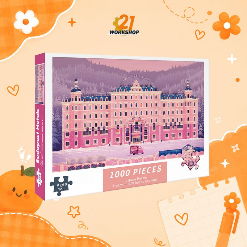 1000pcs Anime Colorful Jigsaw Puzzle Intellectual Brain Game Stress Relief Gift for Kids Adults