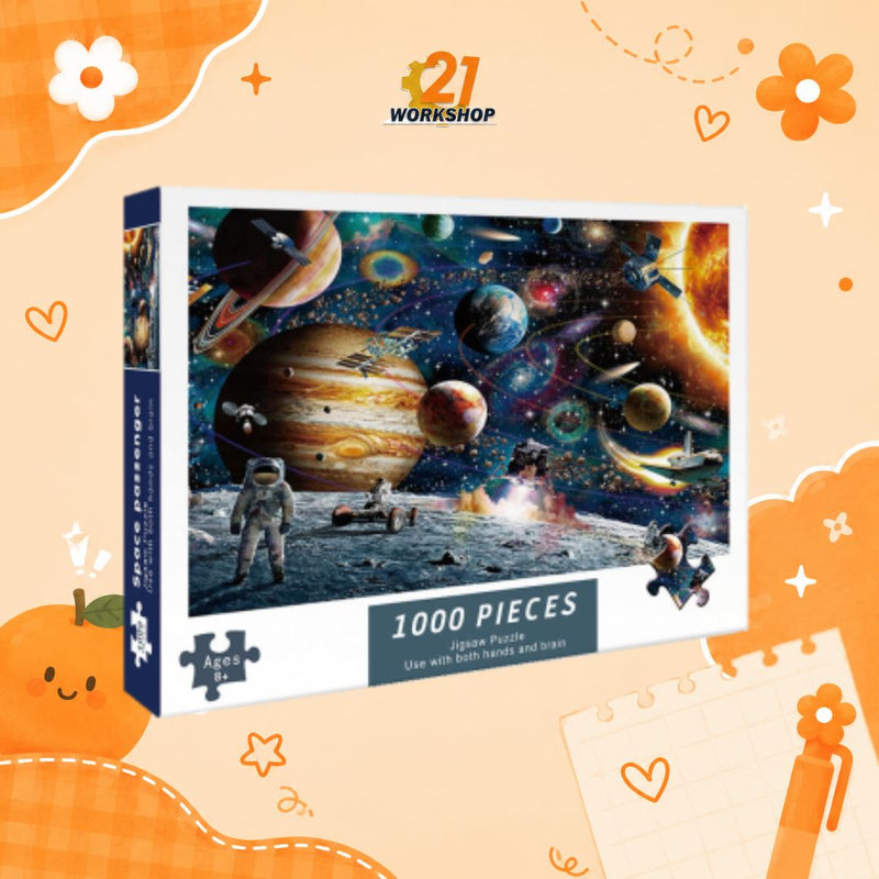 1000pcs Anime Colorful Jigsaw Puzzle Intellectual Brain Game Stress Relief Gift for Kids Adults