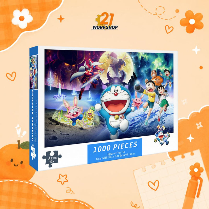 1000pcs Anime Colorful Jigsaw Puzzle Intellectual Brain Game Stress Relief Gift for Kids Adults