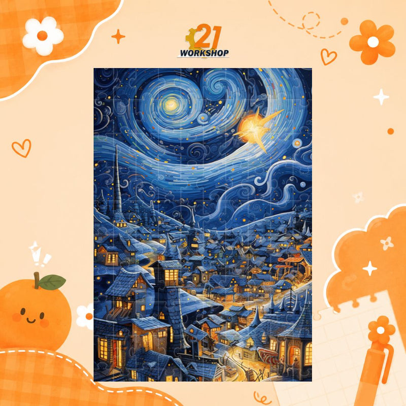 300pcs 38x26cm Jigsaw Healing Resin Plastic Puzzle