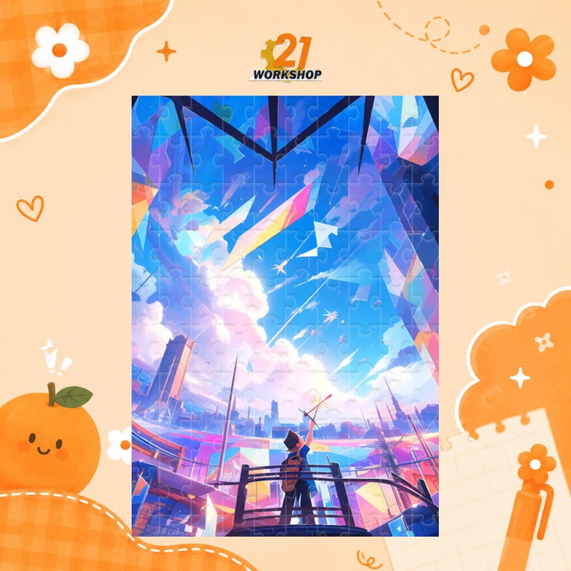300pcs 38x26cm Jigsaw Healing Resin Plastic Puzzle