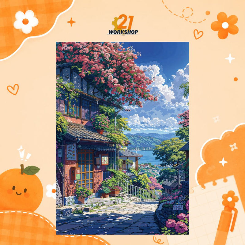 1000pcs Scenery Jigsaw Puzzle 70x50cm for Adults & Kids