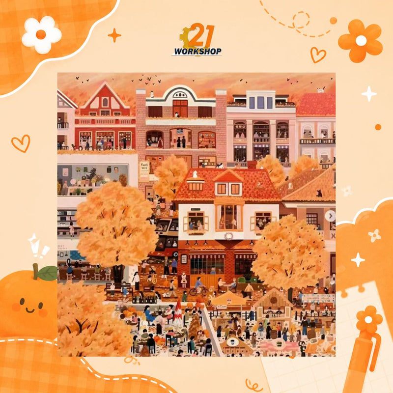 500pcs Jigsaw Puzzle Seasonal City & Nature Light Scene