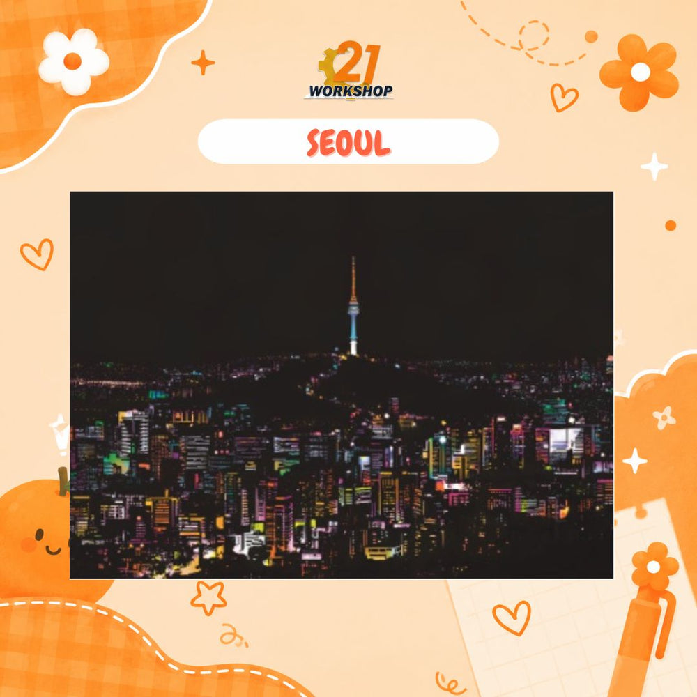 Colorful City DIY Hand Scratch Painting