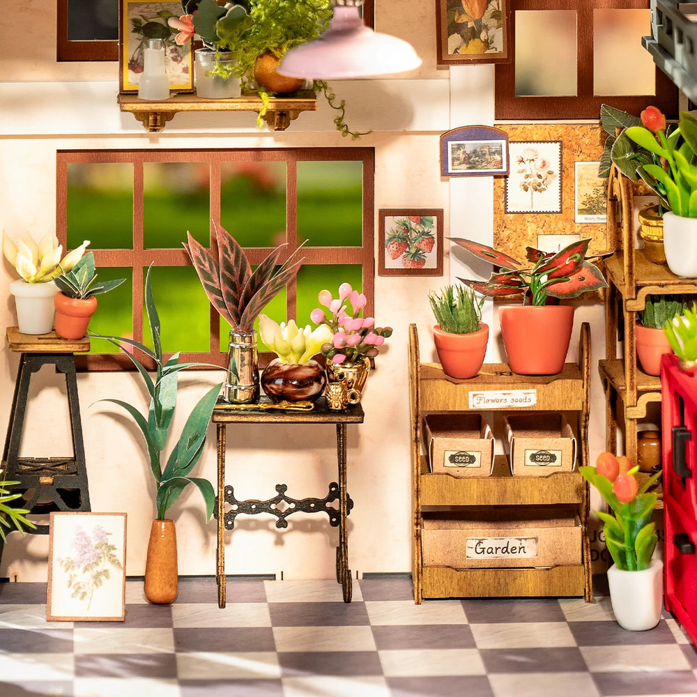 Rolife DIY Miniature Dollhouse - Emily's Flower Shop DG145