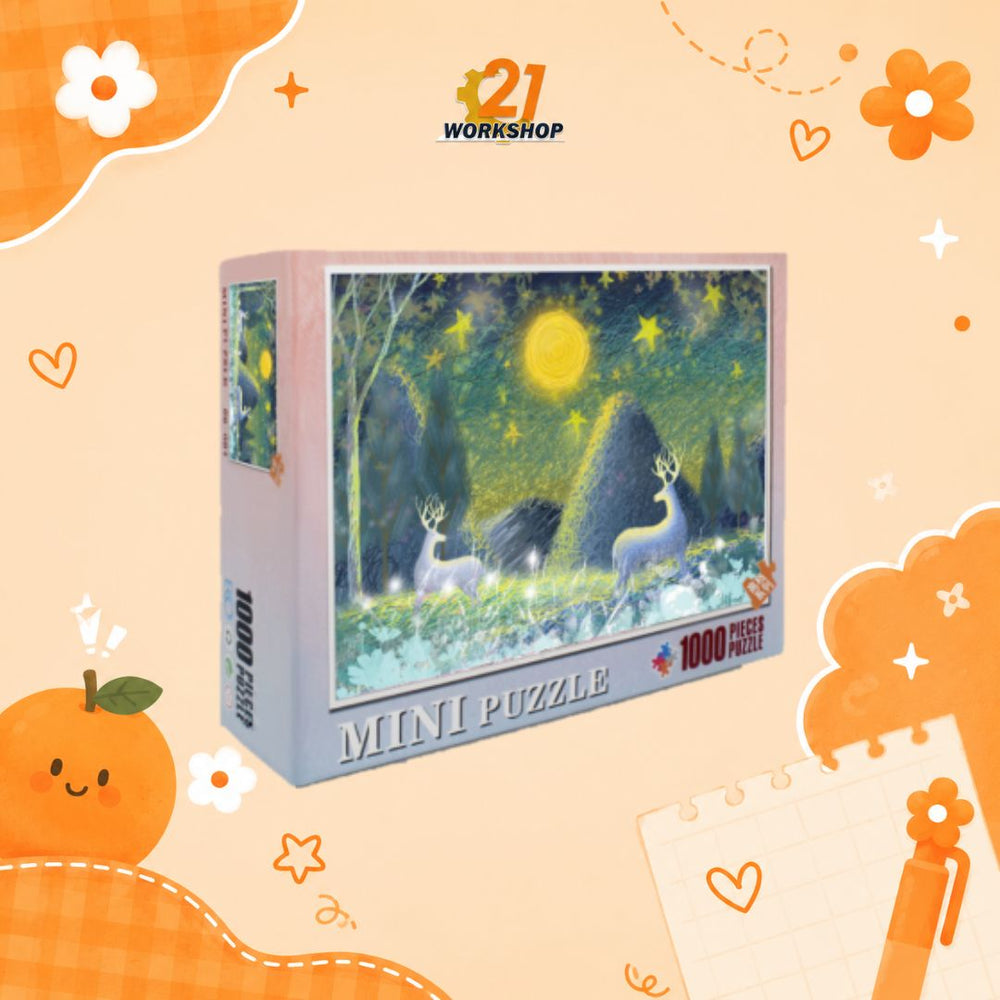Mini Puzzle Jigsaw 1000pcs Puzzle Birthday Gift 1000 Pieces Puzzle / Puzzle Frame / Kids Toy