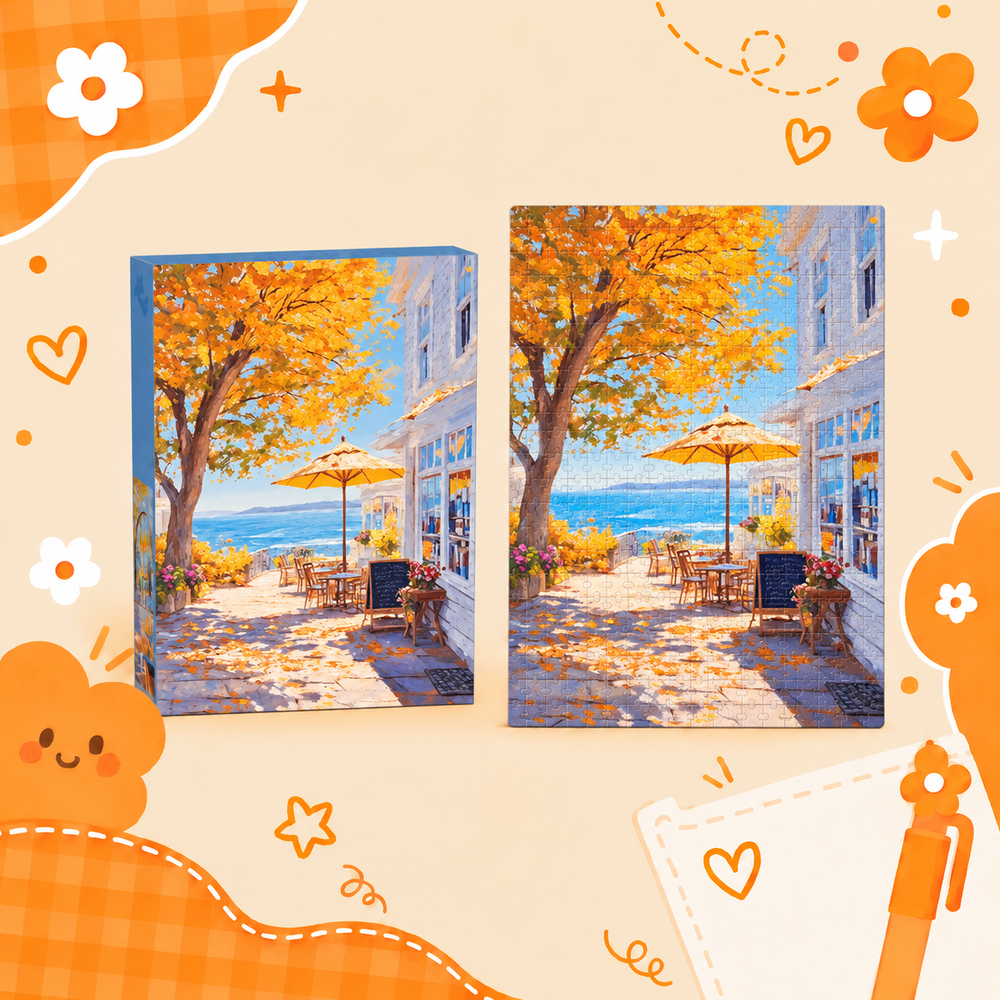 Seaside Terrace scenery puzzle design