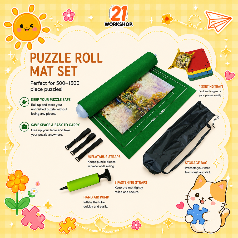 Puzzle Blanket Storage Jigsaw Puzzle Pad