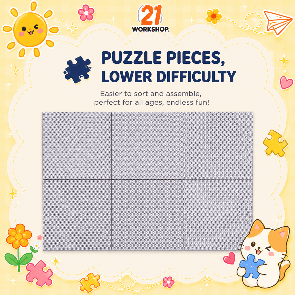 1000pcs Jigsaw Puzzle - Colorful Art Designs for Adults & Kids