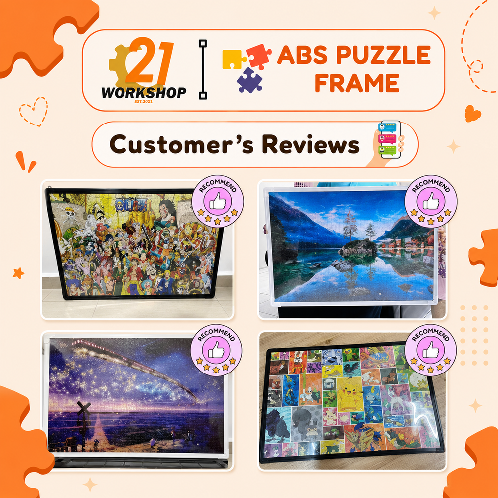 ABS Puzzle Frame (50.5 x 50.5cm / 70 x 50cm / 75 x 50cm)