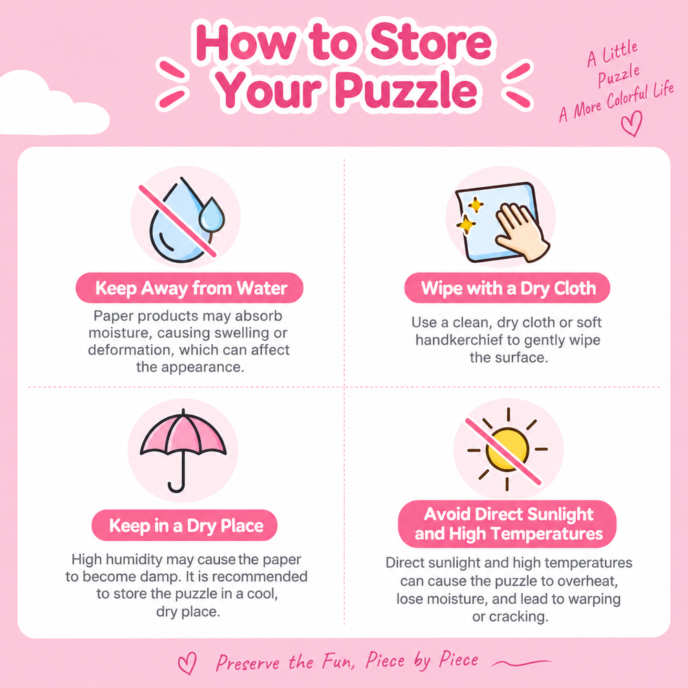 1000 piece puzzle storage guide - keep pieces safe and organised
