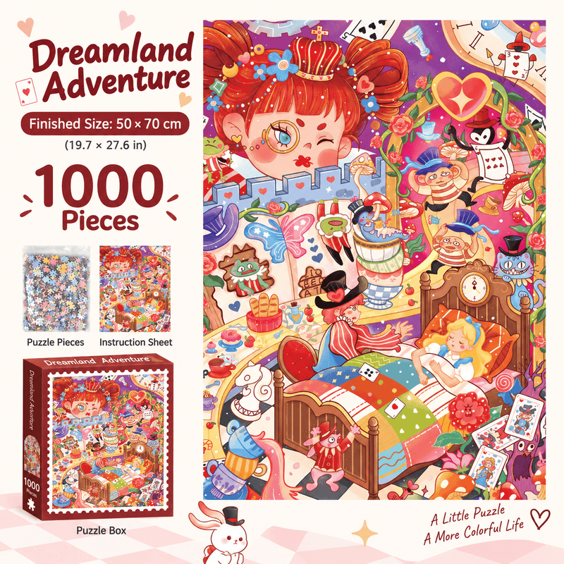 Dreamland Adventure 1000 piece puzzle design