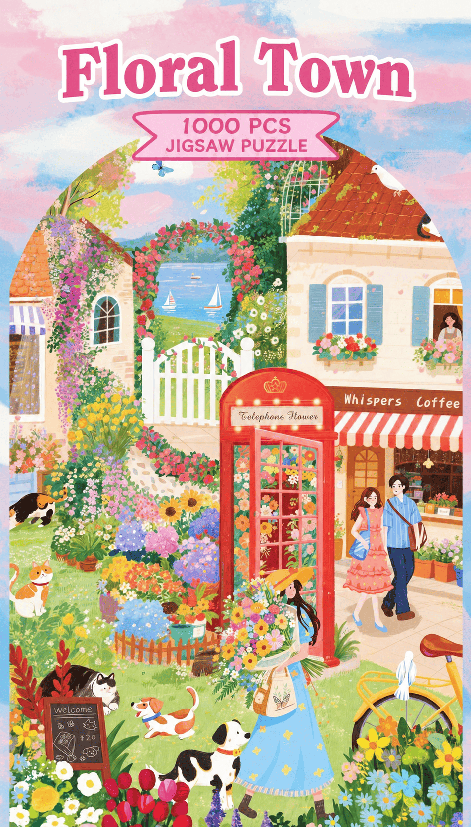 1000 piece scenery jigsaw puzzle for adults, 50x70cm