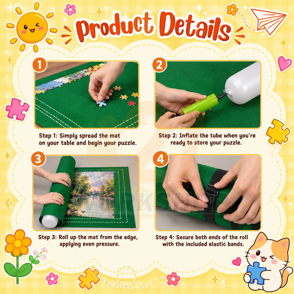 Puzzle Blanket Storage Jigsaw Puzzle Pad