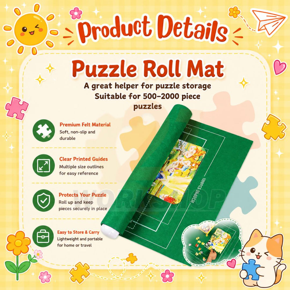 Puzzle Blanket Storage Jigsaw Puzzle Pad