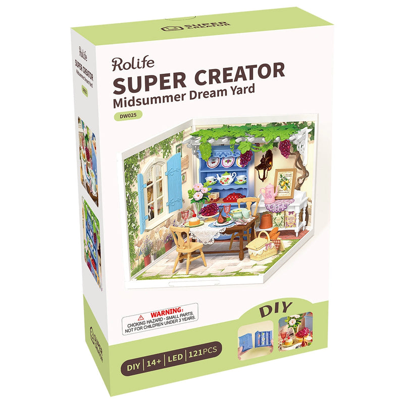 Rolife Midsummer Dream Yard Super Creator Miniature House DW025