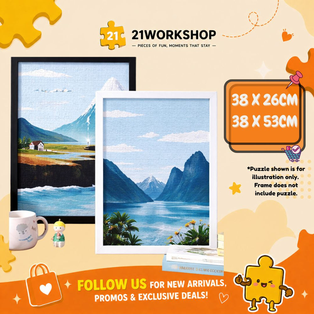 Wooden Puzzle Frame (38 x 26cm / 38 x 53cm)