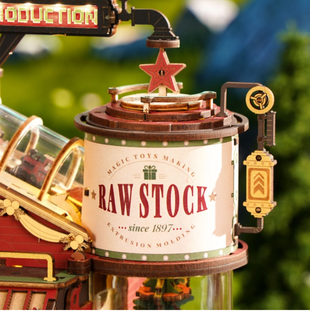 ROKR Dream Gift Factory Wooden Music Box EAB01