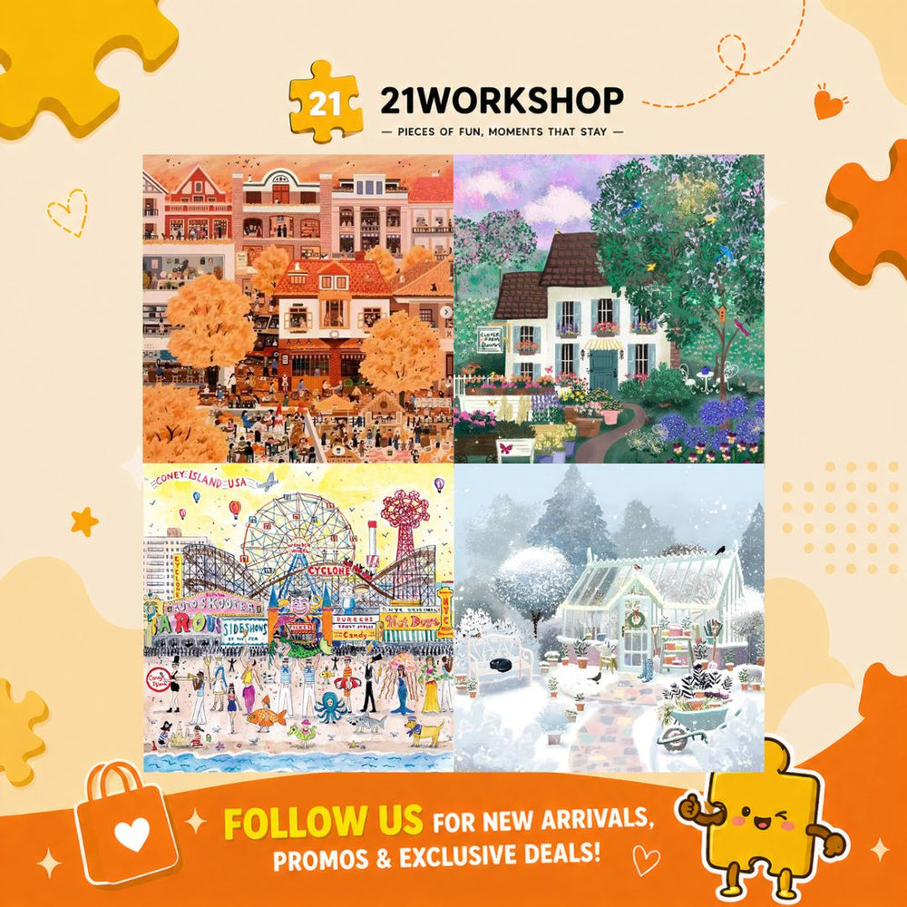 500pcs Jigsaw Puzzle Seasonal City & Nature Light Scene