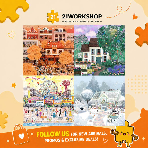 500pcs Jigsaw Puzzle Seasonal City & Nature Light Scene