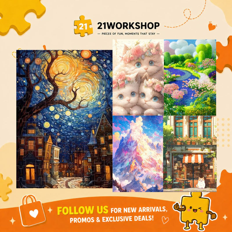 300pcs 38x26cm Jigsaw Healing Resin Plastic Puzzle