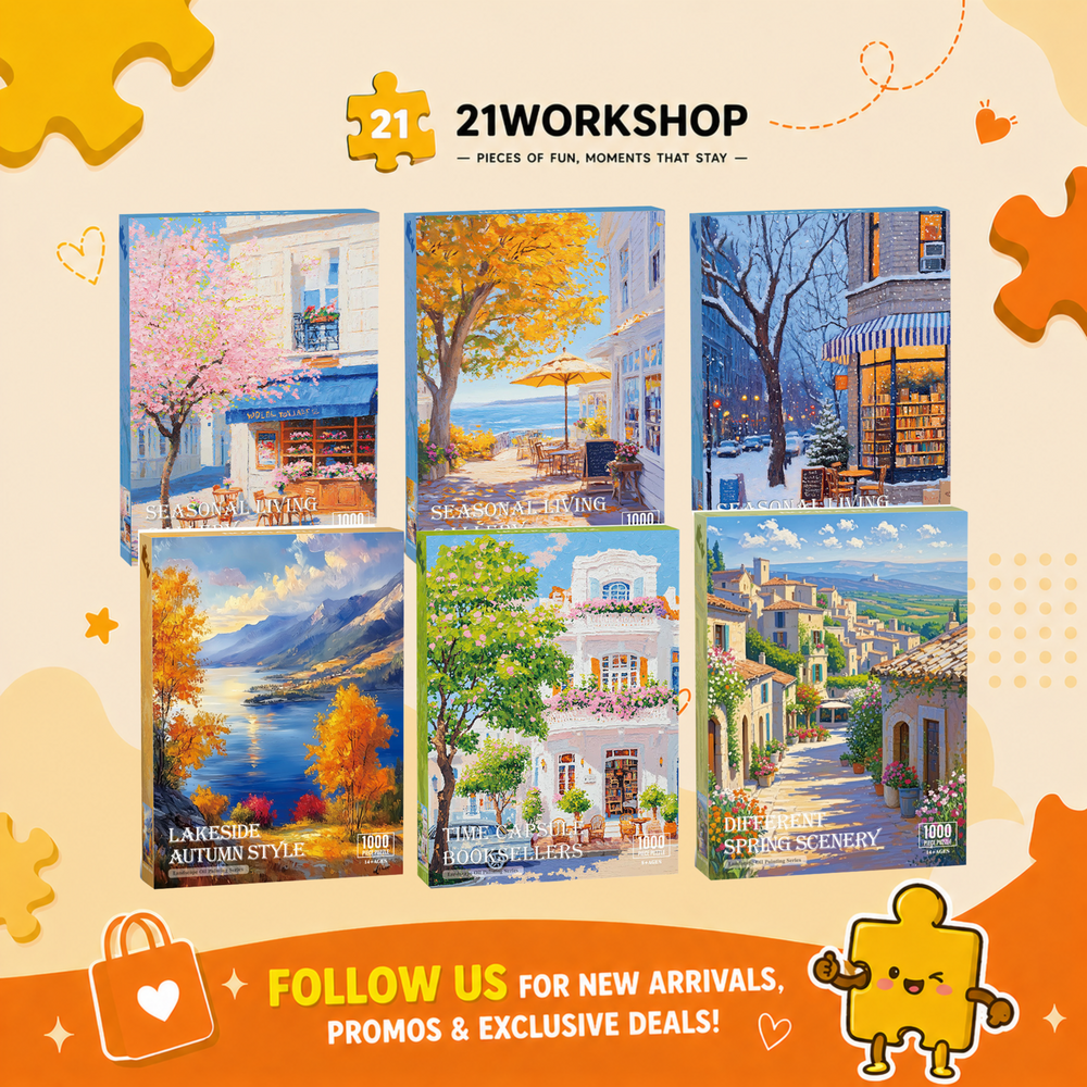 1000 piece landscape jigsaw puzzle for adults, stress relief scenery, 50x70cm