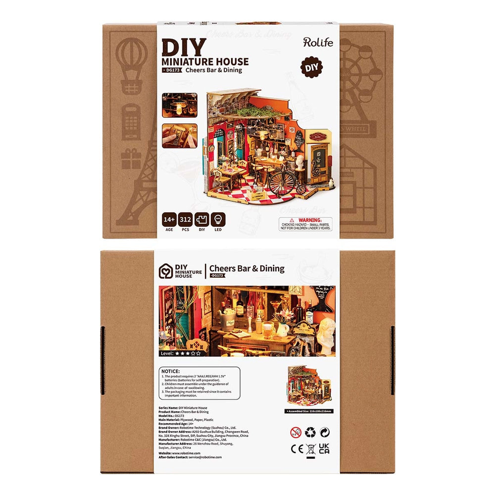 Rolife DIY Miniature House - Cheers Bar & Dining (DG173)