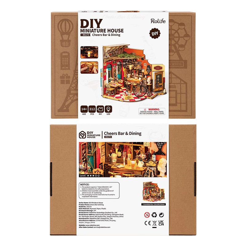 Rolife DIY Miniature House - Cheers Bar & Dining (DG173)