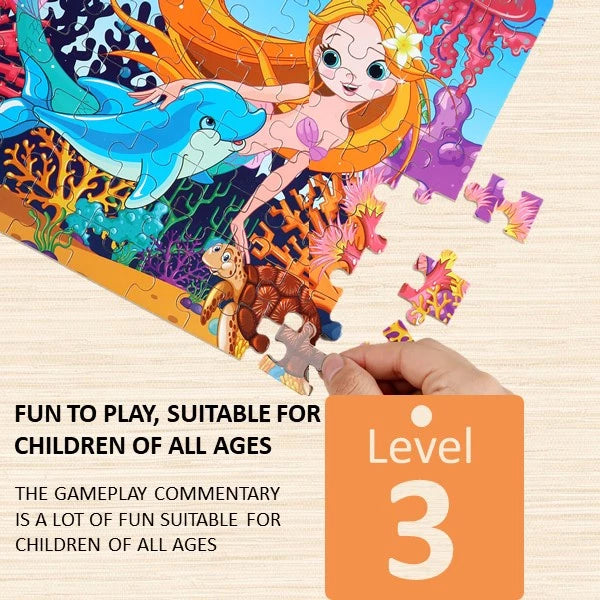 100pcs Kid's Metal Box Puzzle Puzzle Early Learning / Iron Box / Metal Case / Cartoon puzzle / Gift for kids