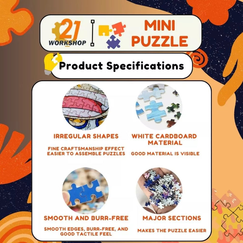 Mini Puzzle Jigsaw 1000pcs Puzzle Birthday Gift 1000 Pieces Puzzle / Puzzle Frame / Kids Toy