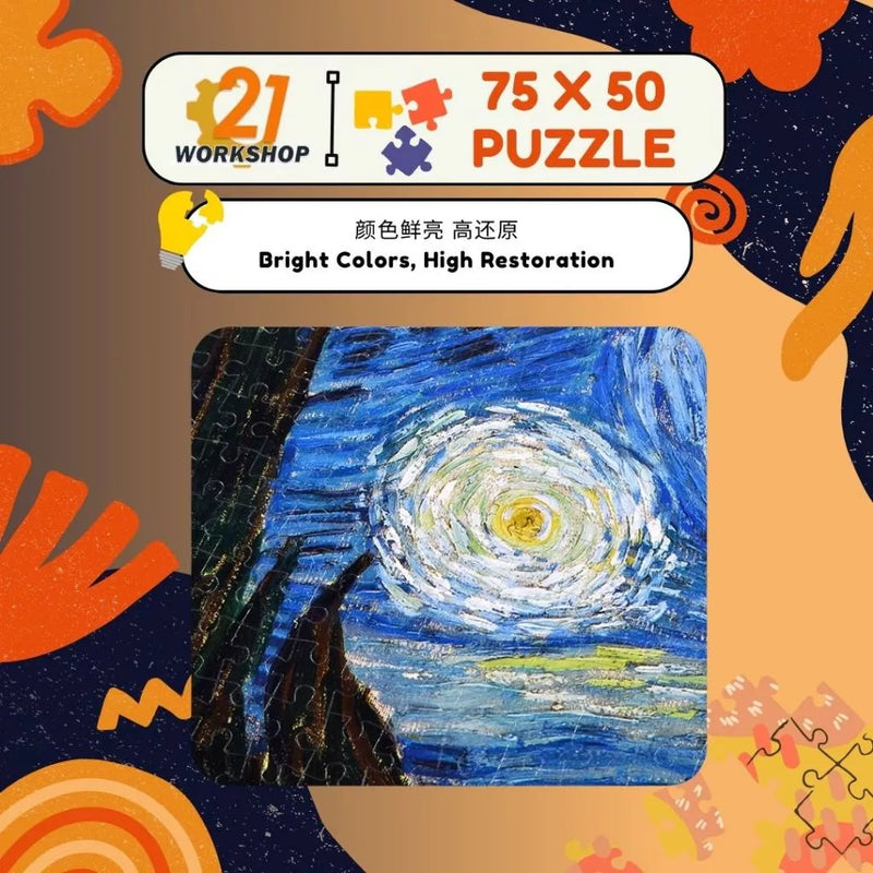 1000pcs Anime Colorful Jigsaw Puzzle Intellectual Brain Game Stress Relief Gift for Kids Adults