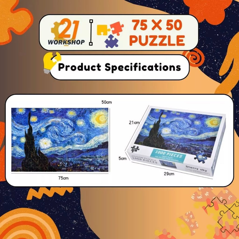 1000pcs Anime Colorful Jigsaw Puzzle Intellectual Brain Game Stress Relief Gift for Kids Adults