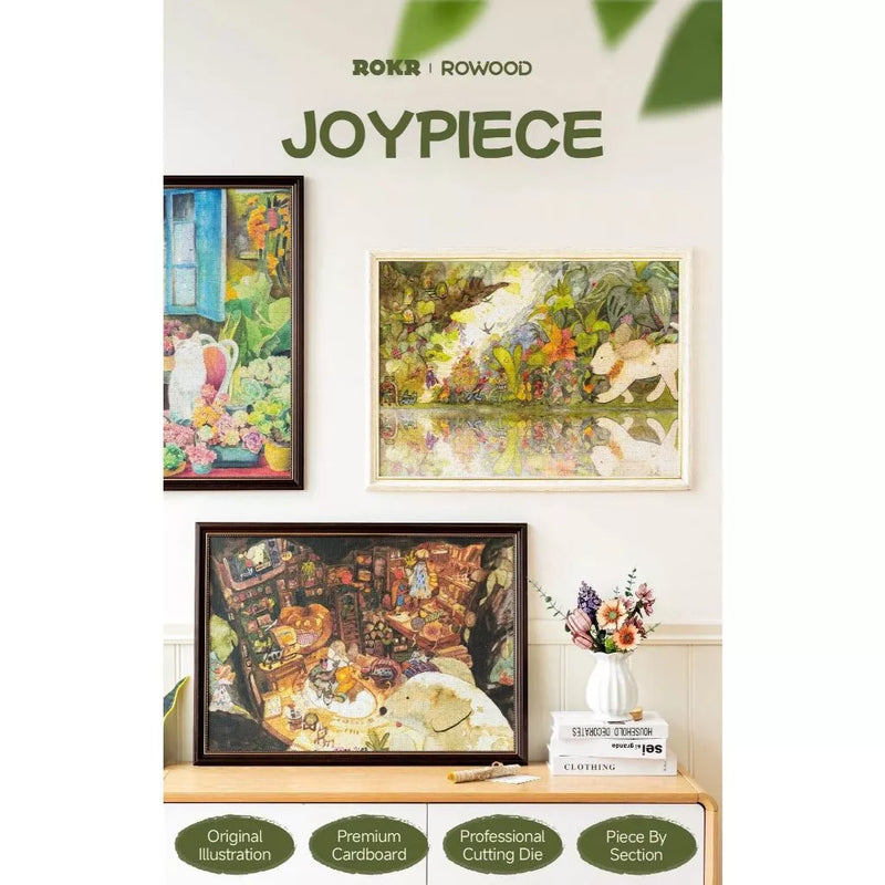 Robotime Rowood Wooden & Premium Cardboard Jigsaw Puzzle 200pcs / 1000pcs