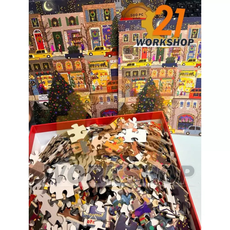 500pcs Jigsaw Puzzle Seasonal City & Nature Light Scene